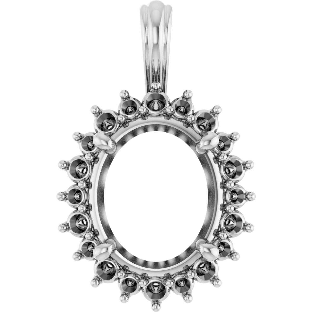 Halo-Style Pendant