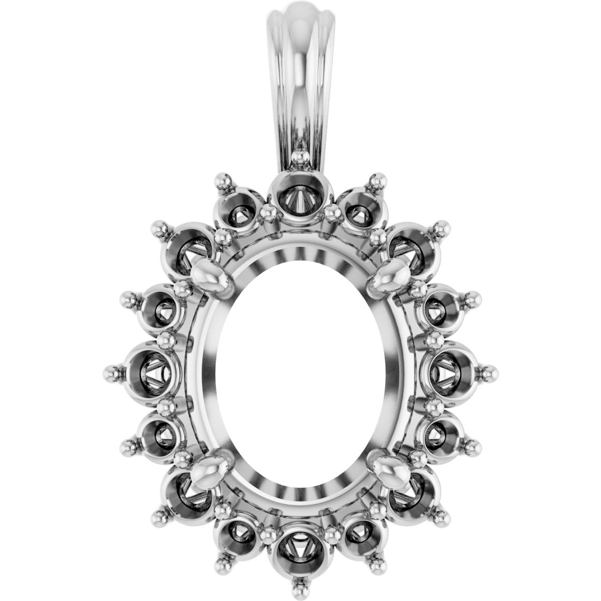 Halo-Style Pendant