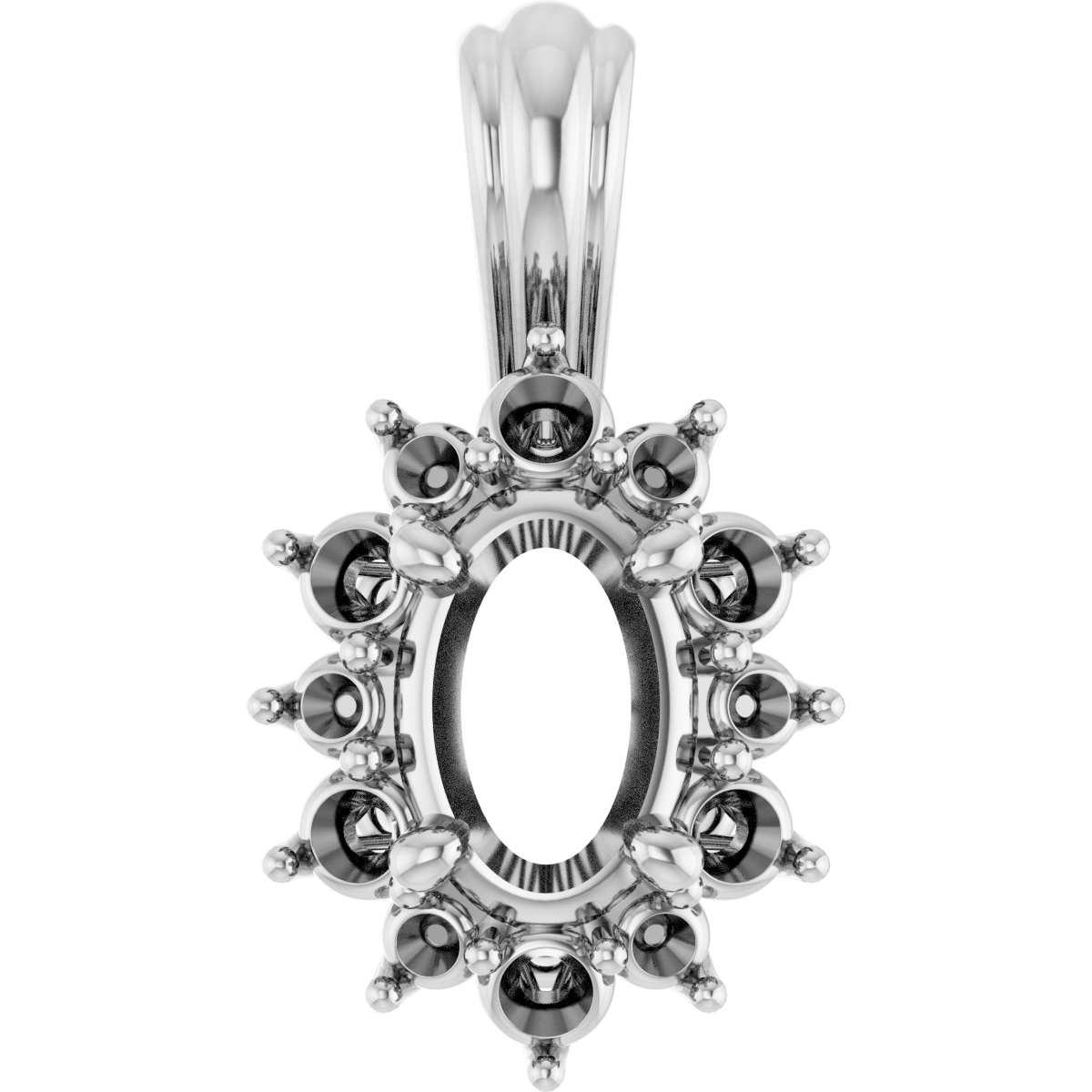 Halo-Style Pendant
