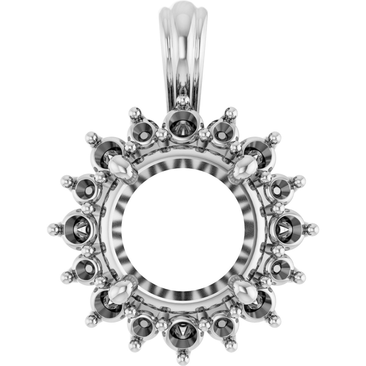 Halo-Style Pendant