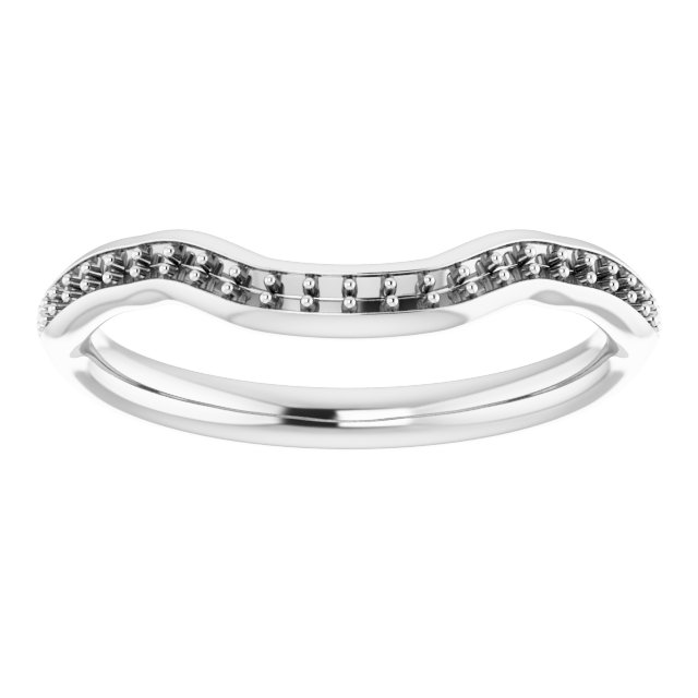 Band Mounting for 16x12 mm Oval Ring view 3