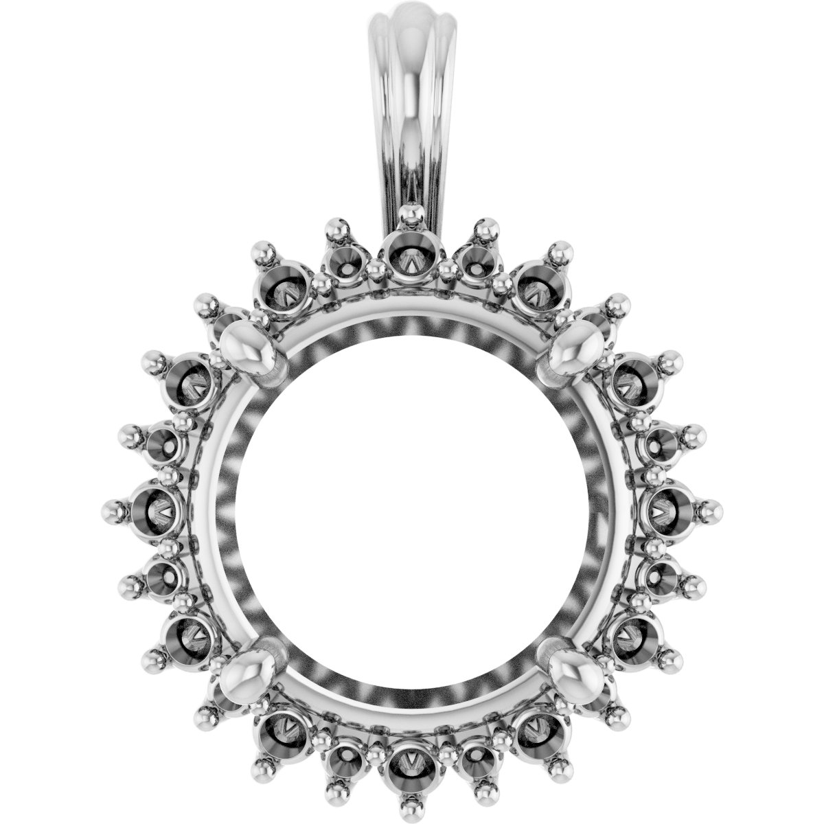 Halo-Style Pendant