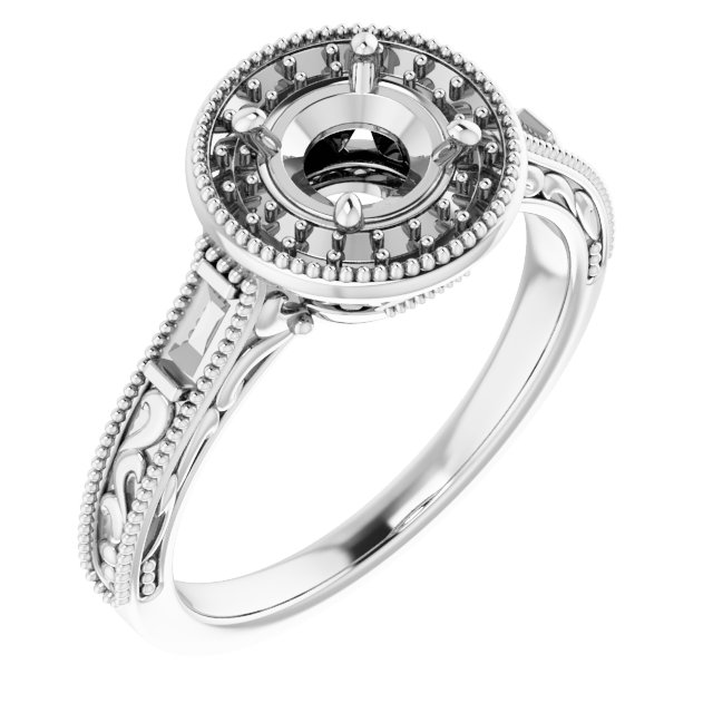 Halo-Style Engagement Ring