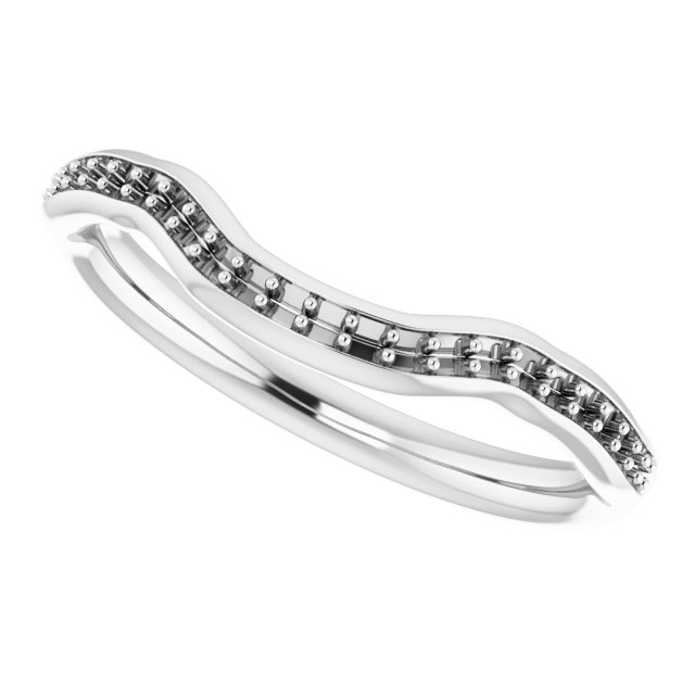 Band Mounting for 16x12 mm Oval Ring view 5