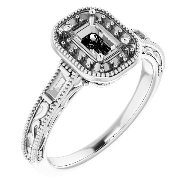 Halo-Style Engagement Ring