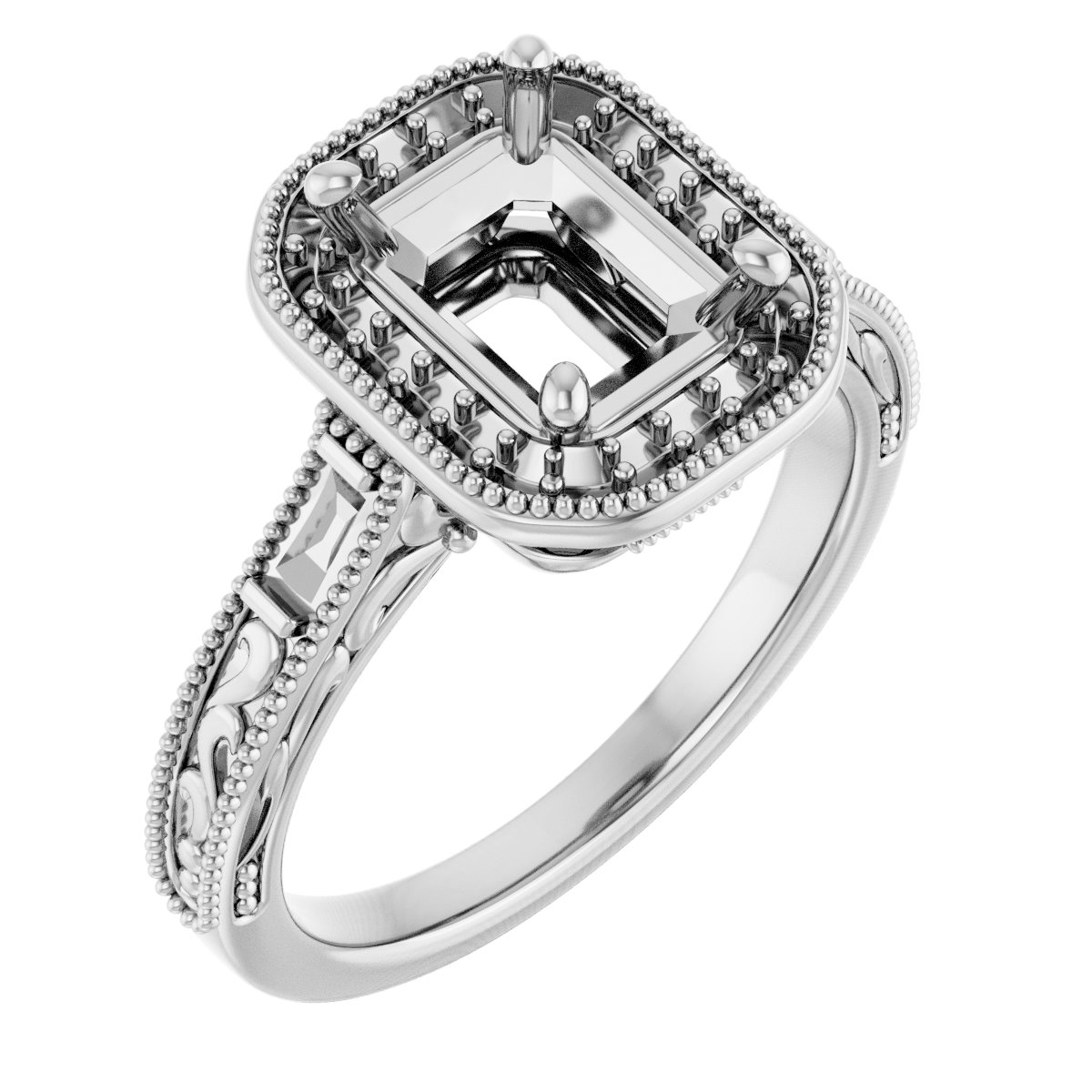 Halo-Style Engagement Ring