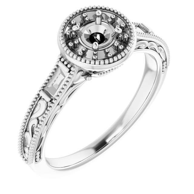 Halo-Style Engagement Ring