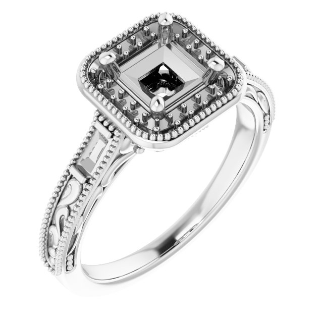 Halo-Style Engagement Ring