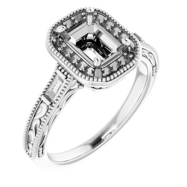 Halo-Style Engagement Ring
