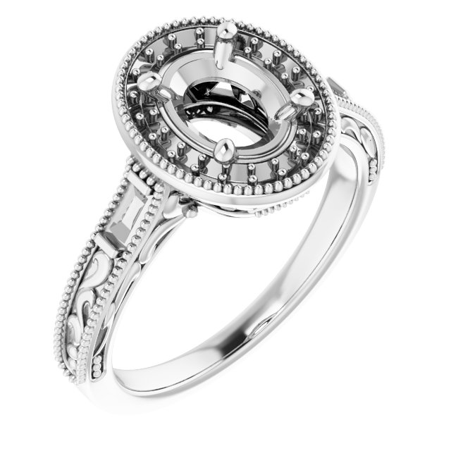 Halo-Style Engagement Ring