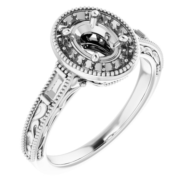 Halo-Style Engagement Ring