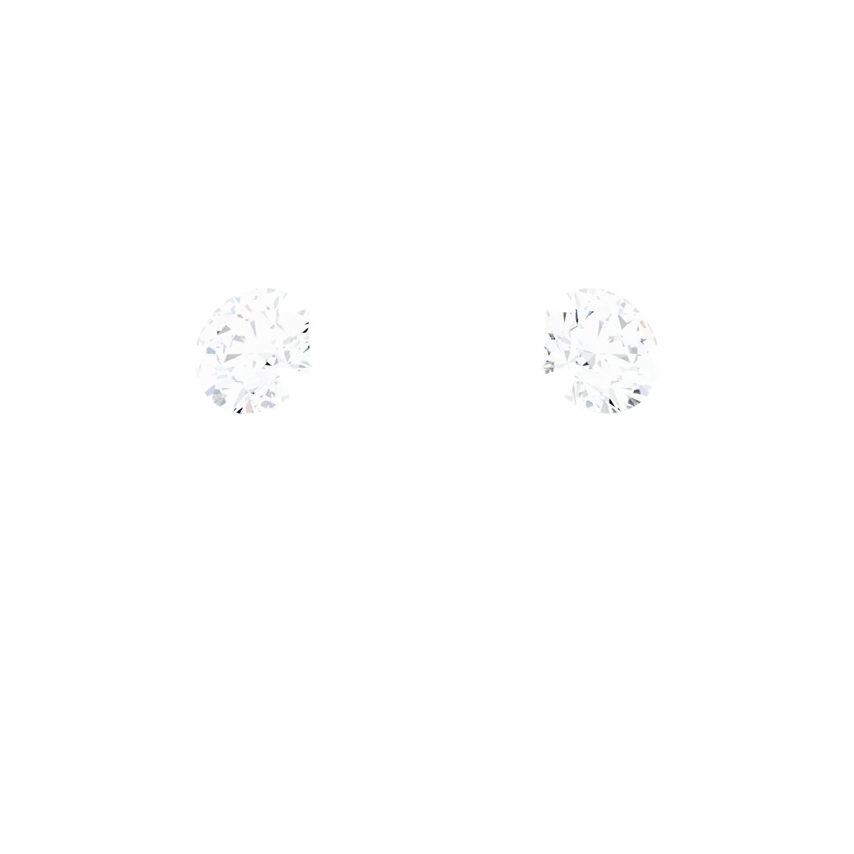 14K White 8x6 mm Oval 1/3 CTW Natural Diamond Semi-Set Engagement Ring-3