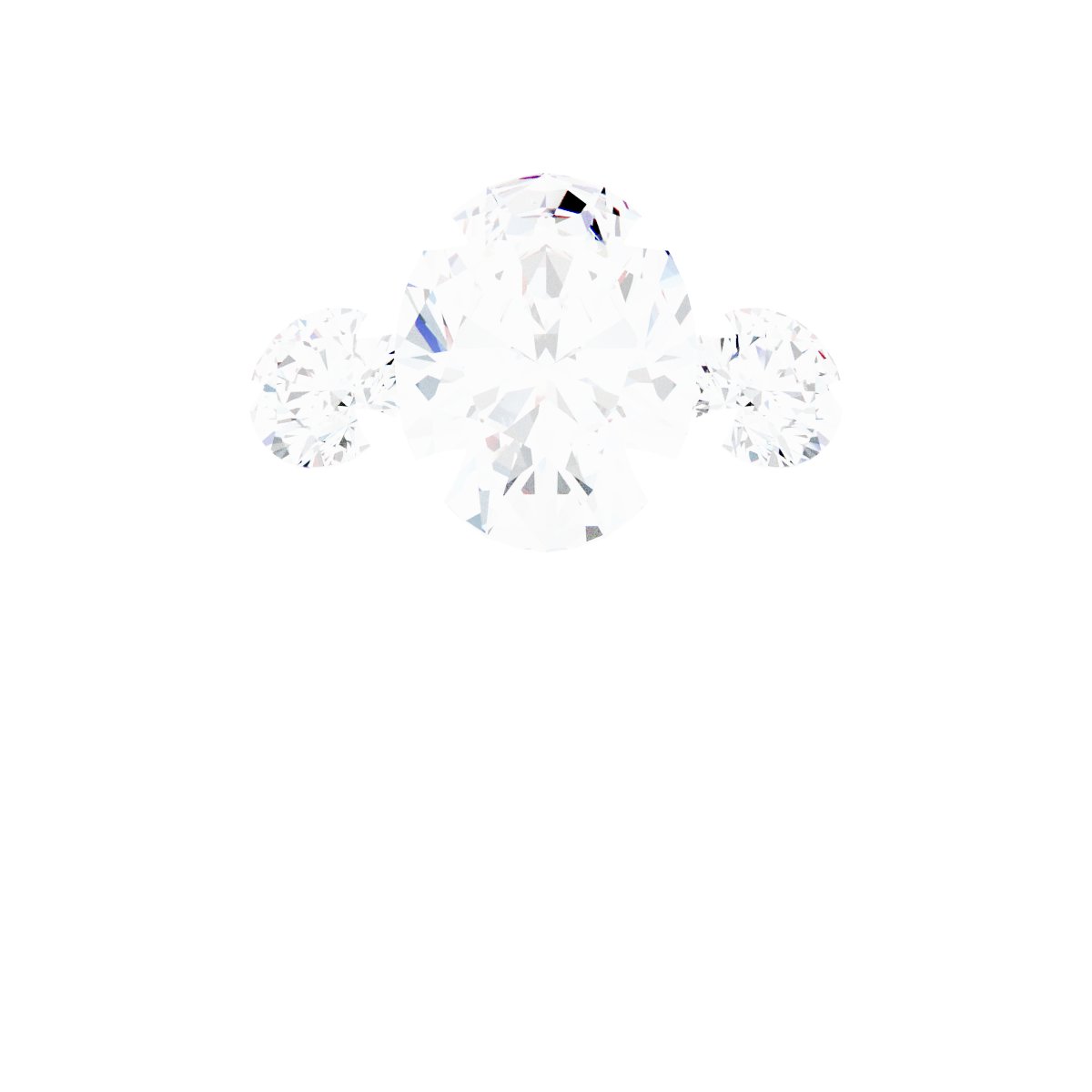 14K White 8x6 mm Oval 1/3 CTW Natural Diamond Semi-Set Engagement Ring-8