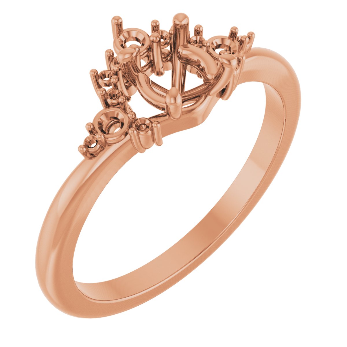 Accented Engagement Ring or Band
