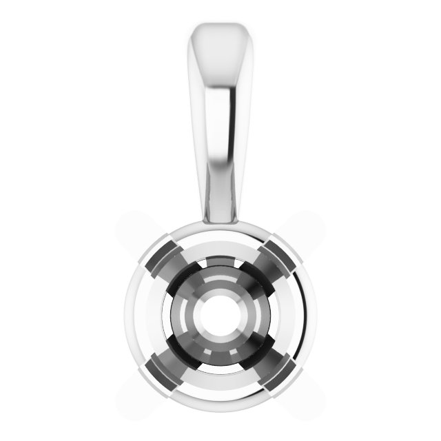 Round Pre-Notched Basket Pendant