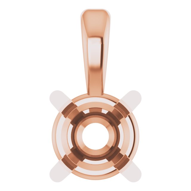 Round Pre-Notched Basket Pendant