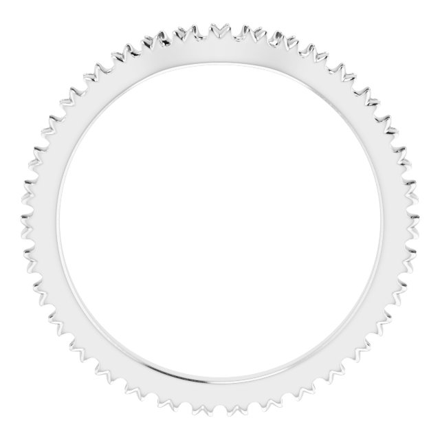 Eternity Band Mounting for 7 x 5 mm Pear Ring view 2