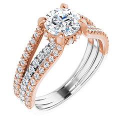 French-Set Engagement Ring or Band