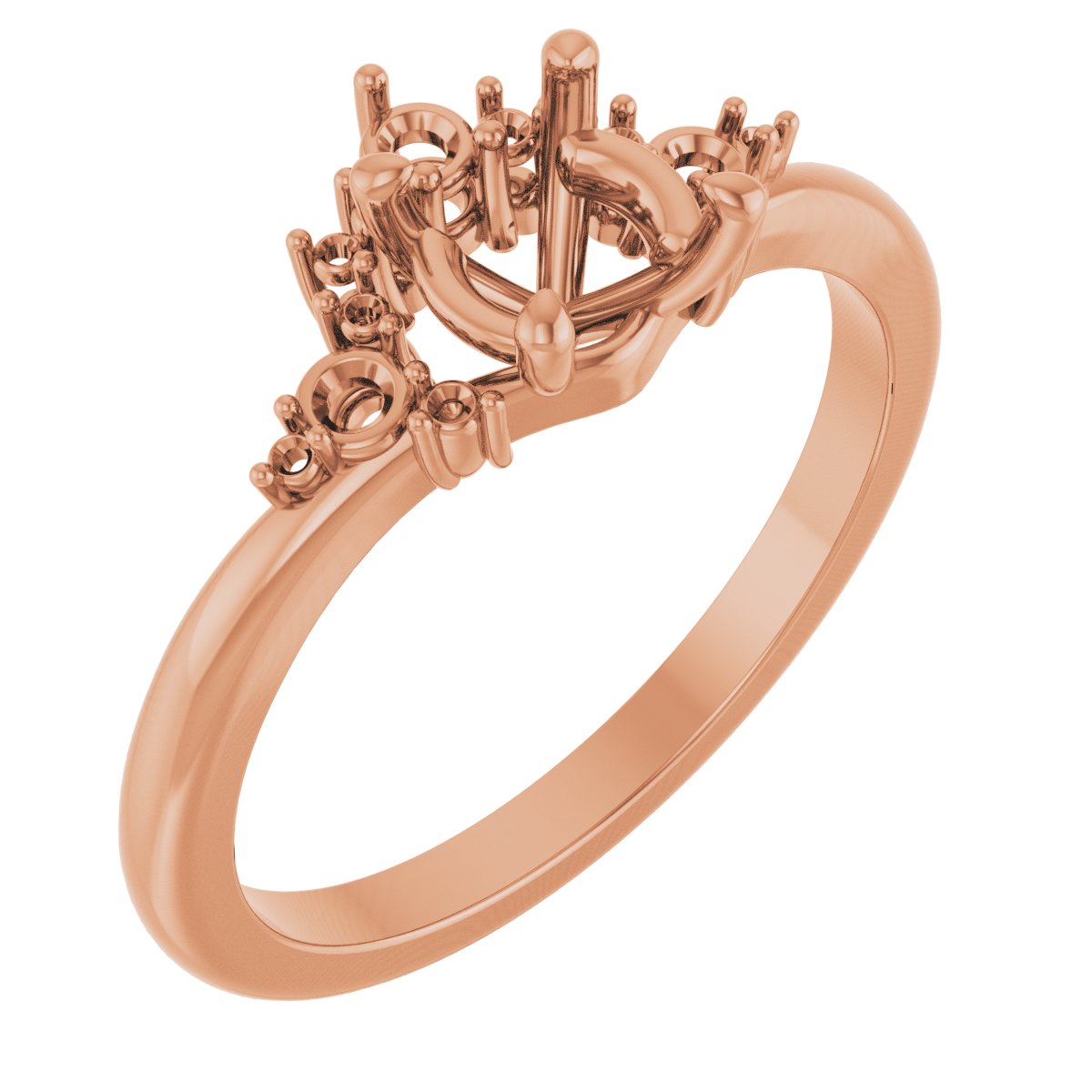 Accented Engagement Ring or Band