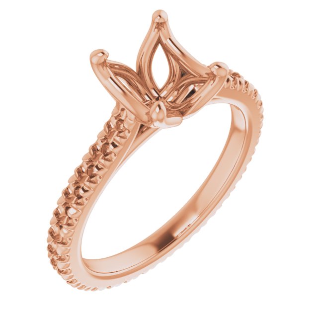 Accented Eternity-Style Engagement Ring