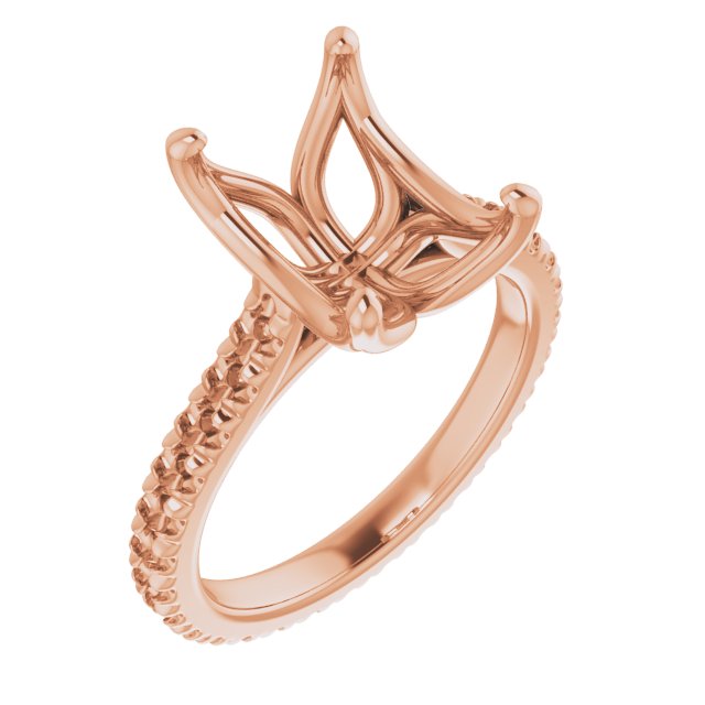 Accented Eternity-Style Engagement Ring