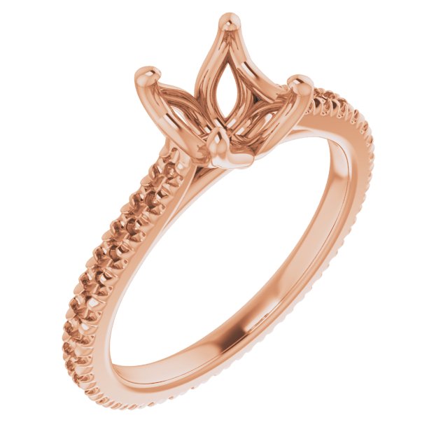 Accented Eternity-Style Engagement Ring