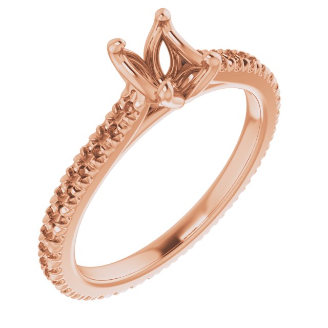 Accented Eternity-Style Engagement Ring
