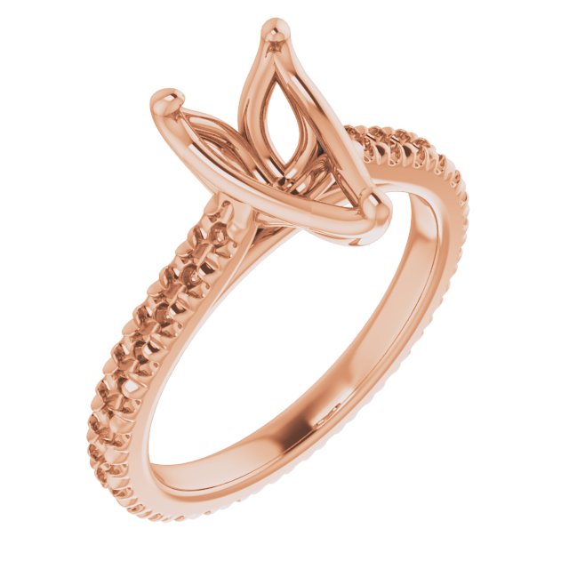 Accented Eternity-Style Engagement Ring