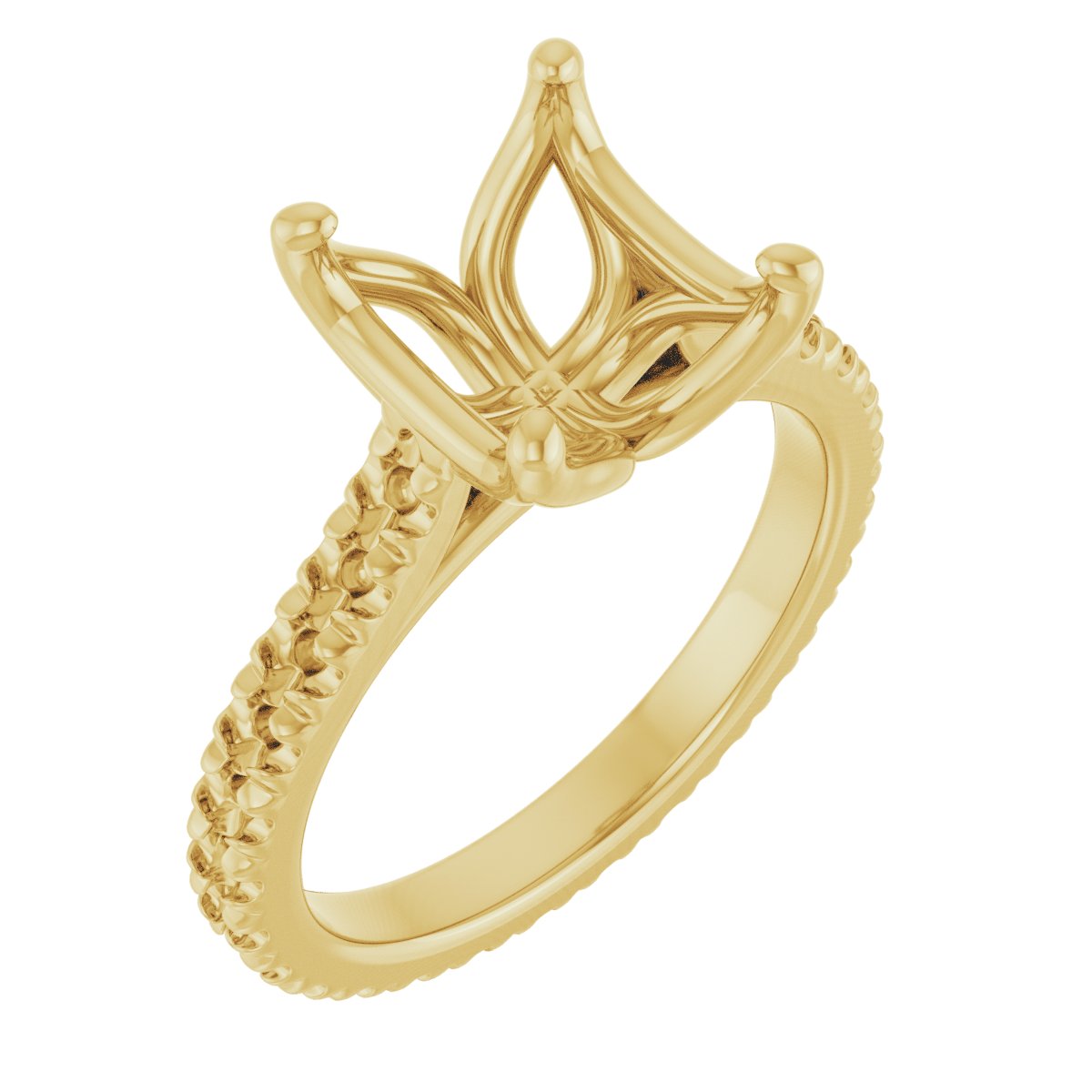 Accented Eternity-Style Engagement Ring
