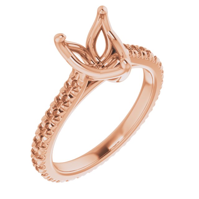 Accented Eternity-Style Engagement Ring