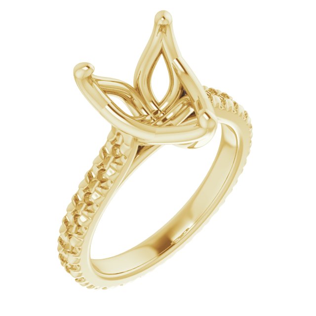 Accented Eternity-Style Engagement Ring