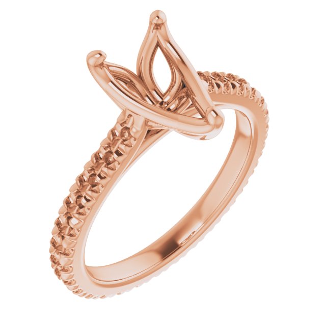 Accented Eternity-Style Engagement Ring