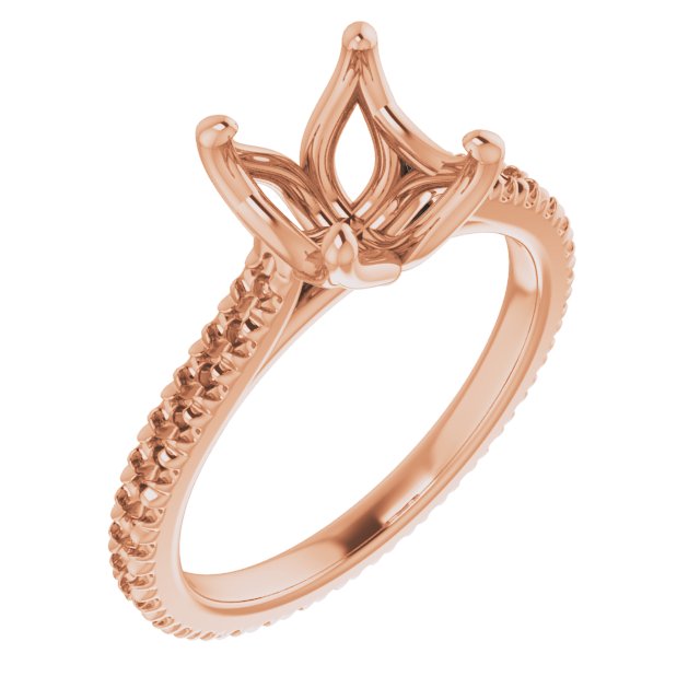 Accented Eternity-Style Engagement Ring