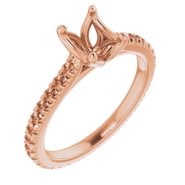 Accented Eternity-Style Engagement Ring