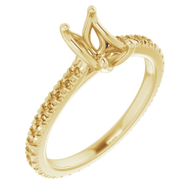 Accented Eternity-Style Engagement Ring