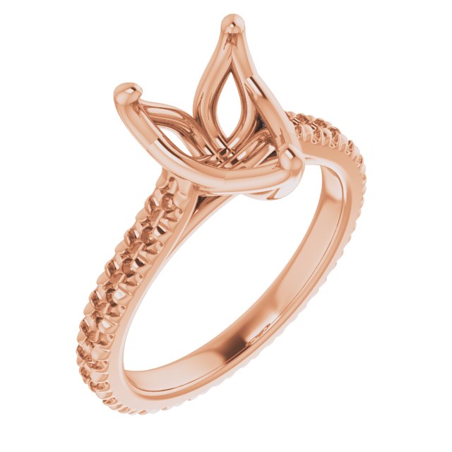 Accented Eternity-Style Engagement Ring