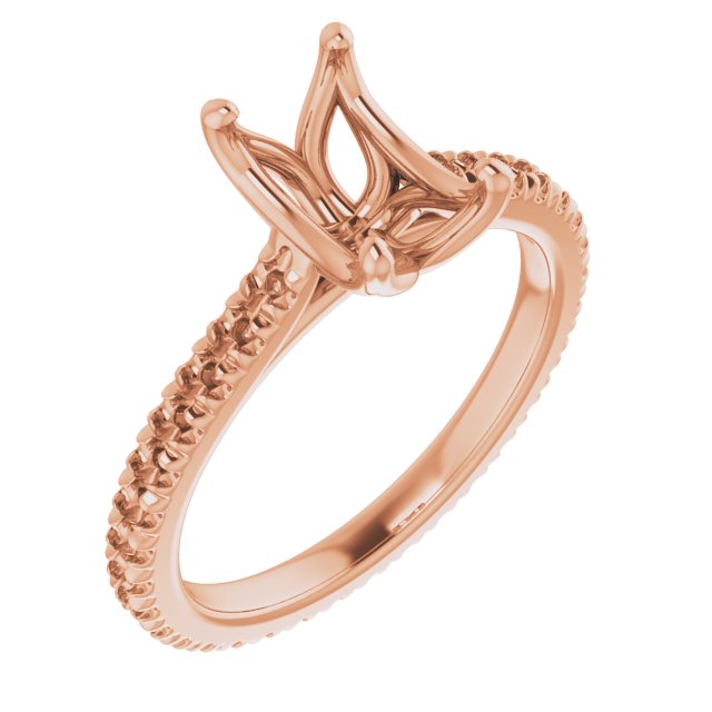 Accented Eternity-Style Engagement Ring