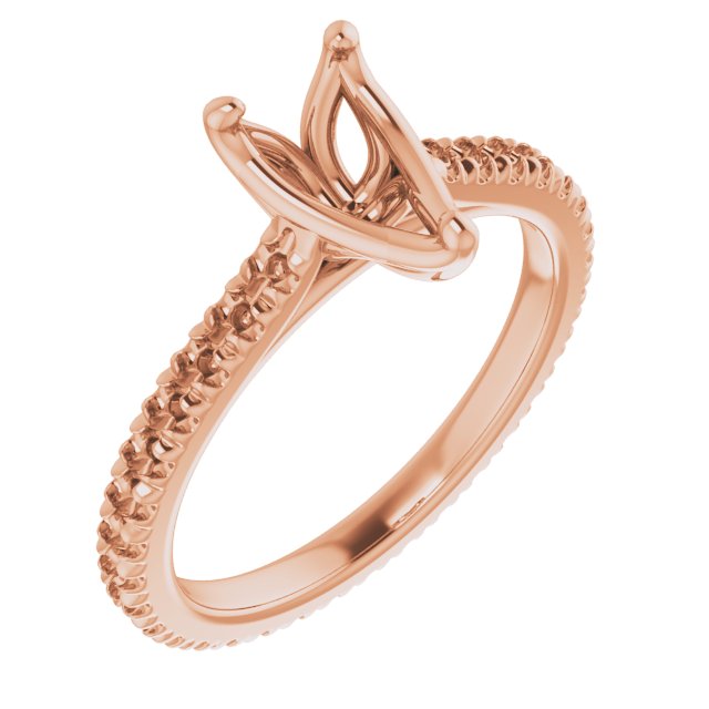 Accented Eternity-Style Engagement Ring
