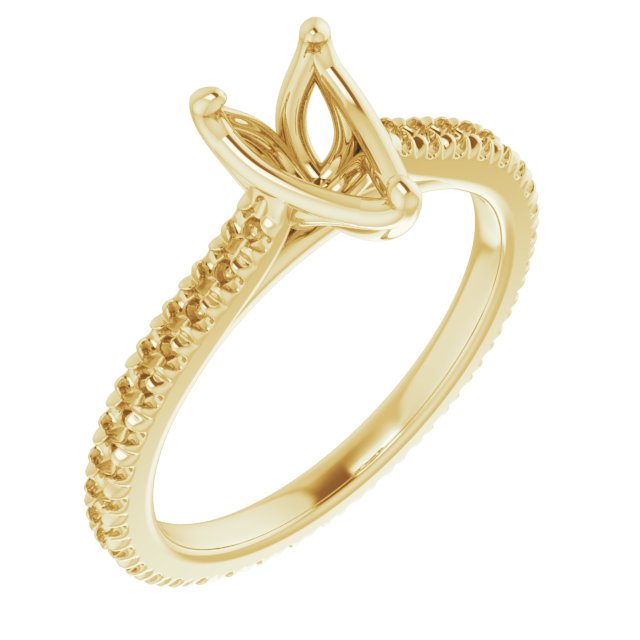 Accented Eternity-Style Engagement Ring