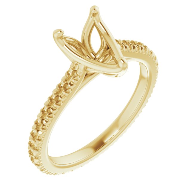 Accented Eternity-Style Engagement Ring