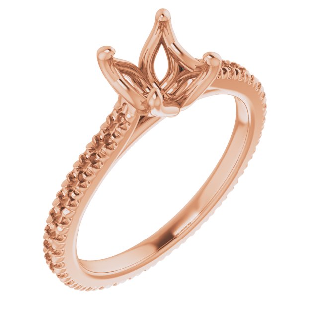 Accented Eternity-Style Engagement Ring