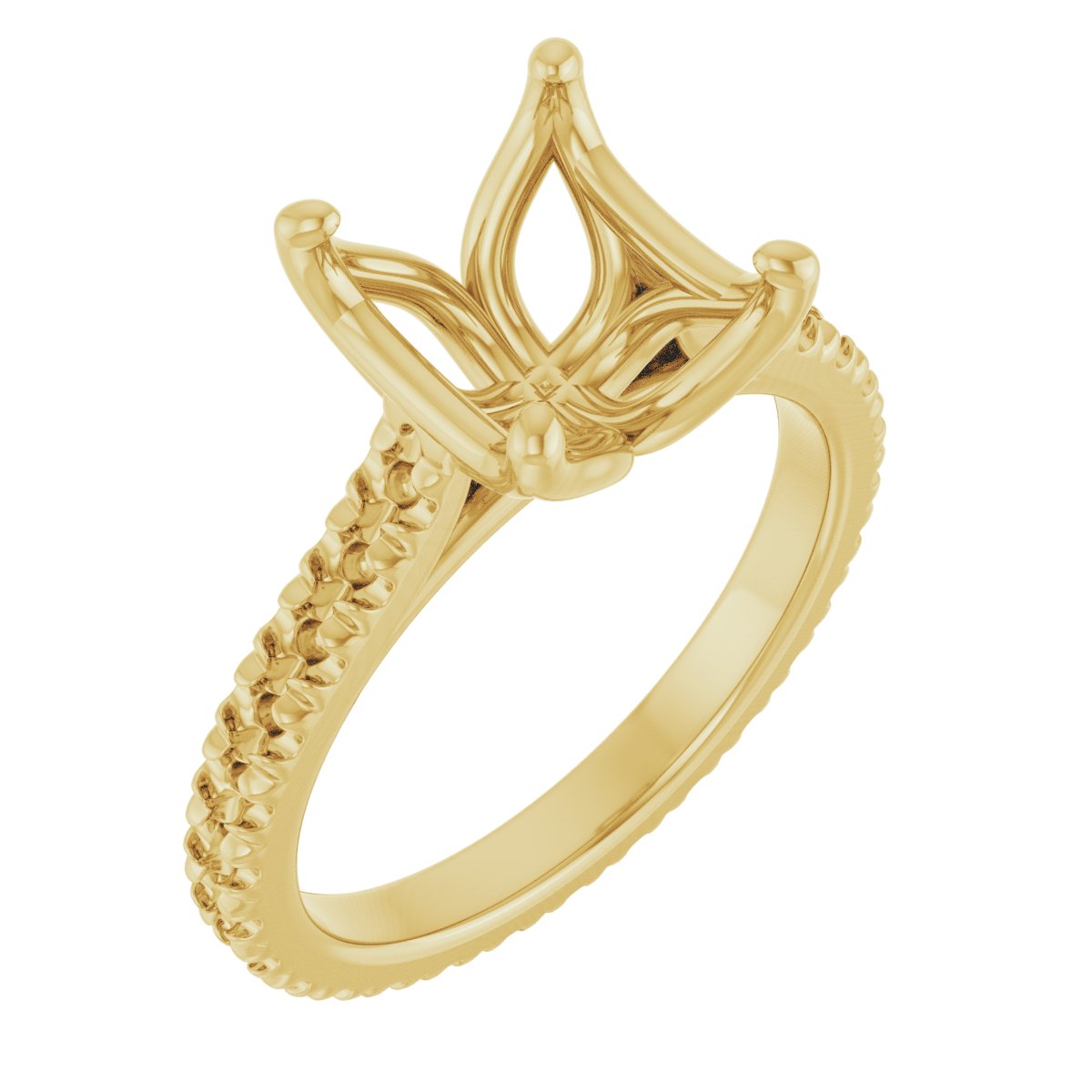 Accented Eternity-Style Engagement Ring