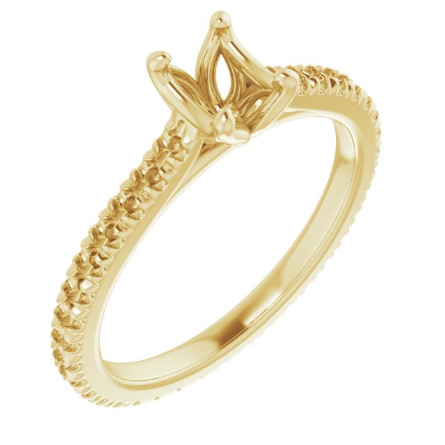 Accented Eternity-Style Engagement Ring