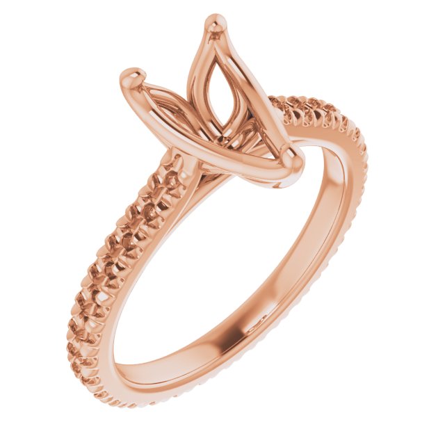 Accented Eternity-Style Engagement Ring