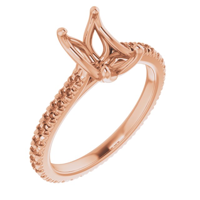 Accented Eternity-Style Engagement Ring