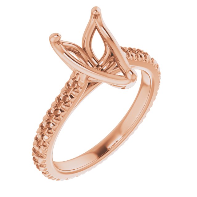 Accented Eternity-Style Engagement Ring