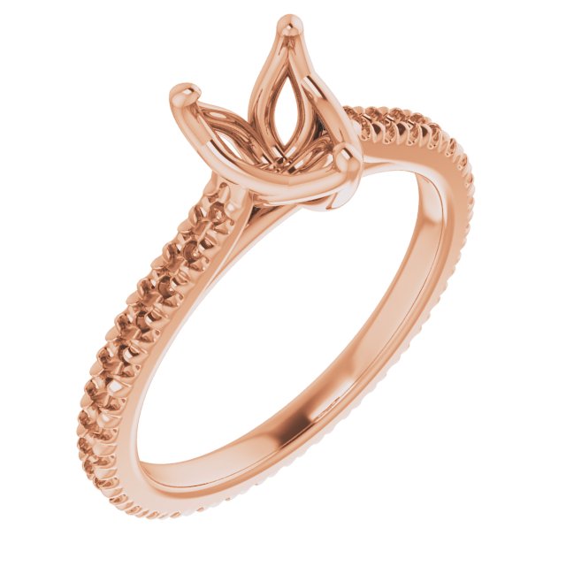 Accented Eternity-Style Engagement Ring