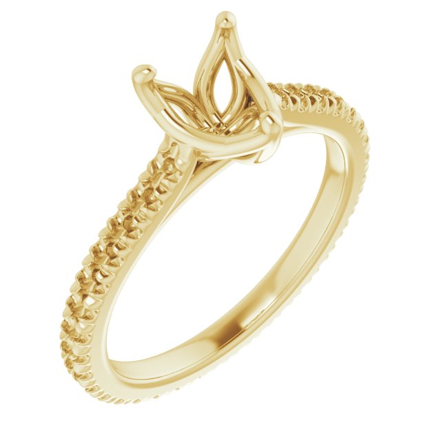Accented Eternity-Style Engagement Ring