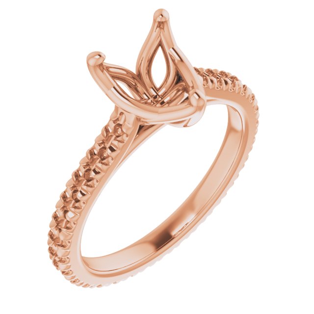 Accented Eternity-Style Engagement Ring