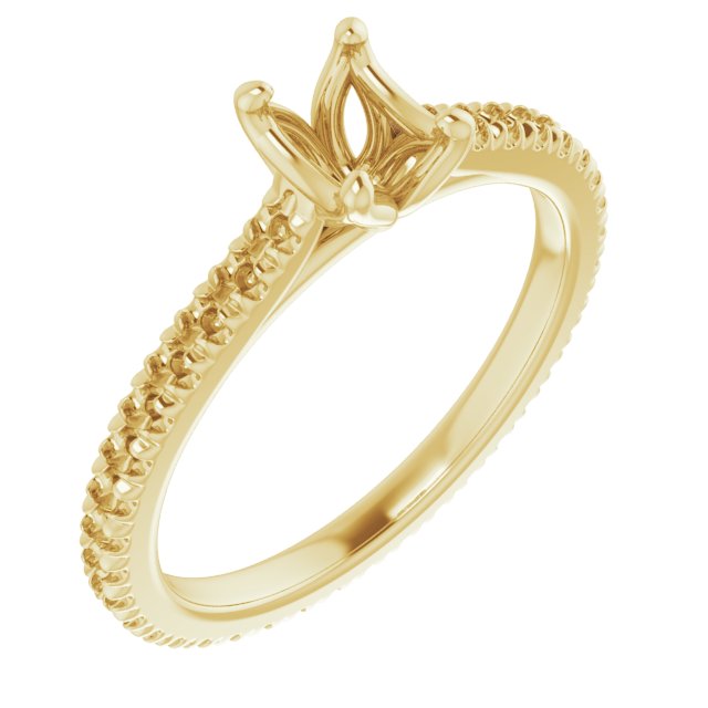 Accented Eternity-Style Engagement Ring